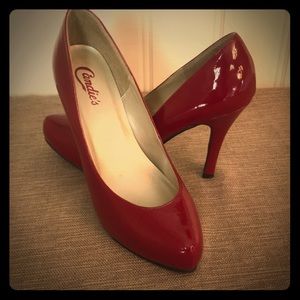FLASH SALE!!!! Candie’s Red Patent Leather Pumps